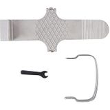 Silverline Deur- en gipsplaatvoet - lichtgewicht aluminium - 30 cm