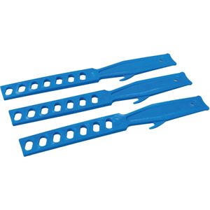 Silverline Lichtgewicht plastic mengstokjes - 280 mm - set van 3 stuks - strategische gaten voor optimaal mengen