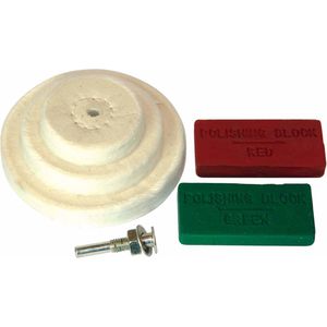 Silverline 153203 Polijstset 6pce 50, 75, 100 mm