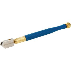 Silverline Gesmeerde glassnijder - wolfraamcarbide snijwiel - 175 mm - voor glasdiktes 2-8 mm