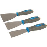 Silverline 3 delige plamuurmessen set, Expert 50, 75 en 100 mm