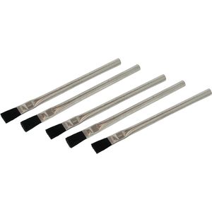 Silverline Soldeer Flux Kwasten - Ø 15 Mm - 5 Stuks