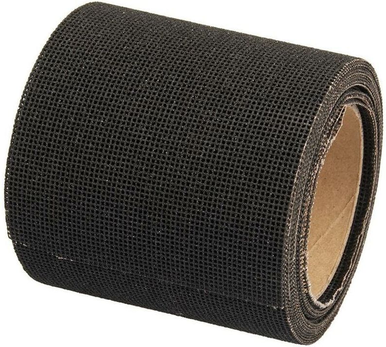 Silverline Schuurgaas rol - 5 meter - korrel 80 - dubbelzijdig - 115 mm breed