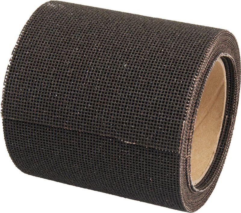 Silverline Schuurgaas rol - 5 meter - korrel 100 - dubbelzijdig - 115 mm breed