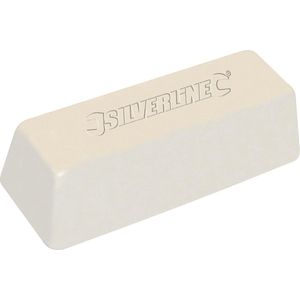 Silverline Polijstpasta - Fijn - Voor harde metalen - 500 gram - Wit