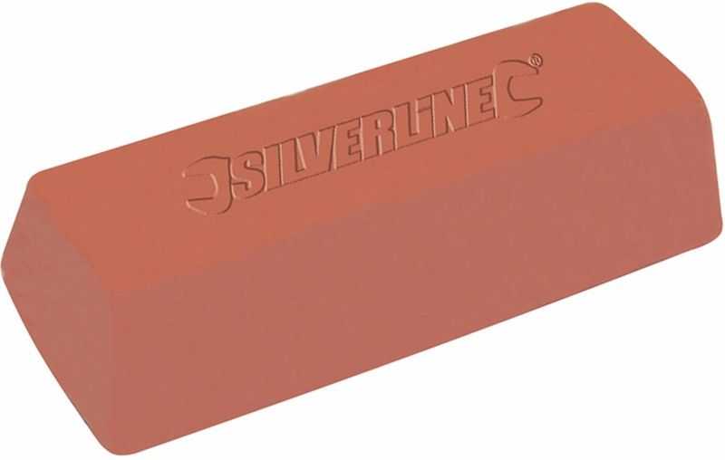 Silverline Polijstpasta - Fijn - Voor Zilver en Goud - 500g - Rood