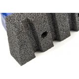 Silverline Schuurblok siliciumcarbide - diepe groef - korrel 20 - 155 x 78 x 25 mm