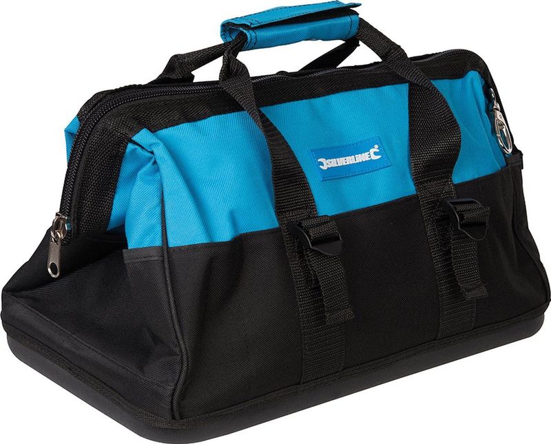 Silverline - Gereedschapstas - Zwart - Nylon - Harde Bodem