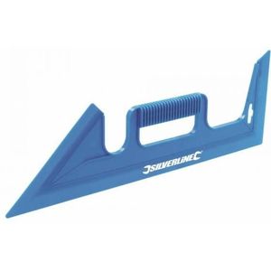 Silverline - Verfschild - 450 mm - Handige Pijpgeleider - Nette Lijnen