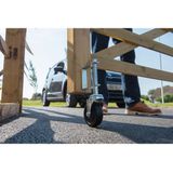 Fixman Hekwiel met veer - zwenkwiel - Ø 100 mm - maximale belasting 57 kg