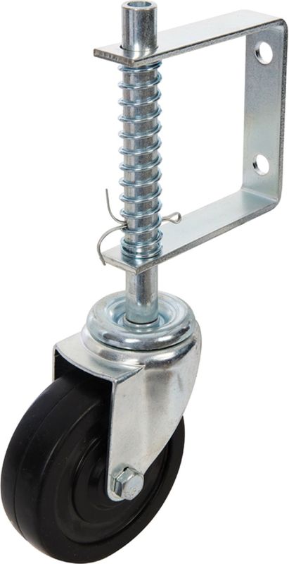 Fixman Hekwiel met veer - zwenkwiel - Ø 100 mm - maximale belasting 57 kg