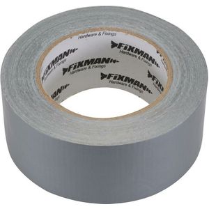 Fixman Heavy-duty duct tape - 50 mm x 50 meter - zilver - waterbestendig en flexibel