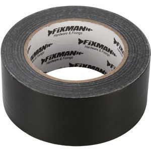 Fixman 188845 Heavy Duty Duct Tape - 50mm x 50m - zwart