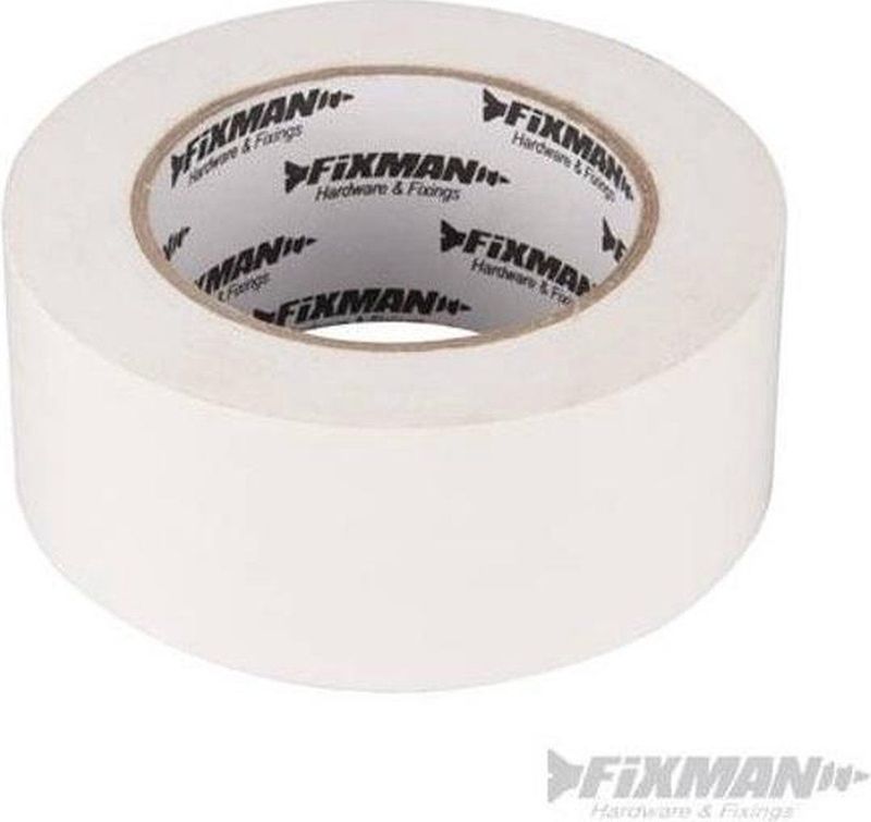 Fixman Super Heavy Duty Duct Tape - Sterk, water- en weerbestendig - 50 mm x 50 m - Wit