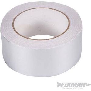 Fixman Aluminium isolatietape - vlamvertragend - 100 mm x 50 m - UV- en waterbestendig