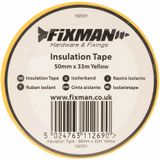 Fixman Isolatietape - 50 Mm X 33 Meter - Geel