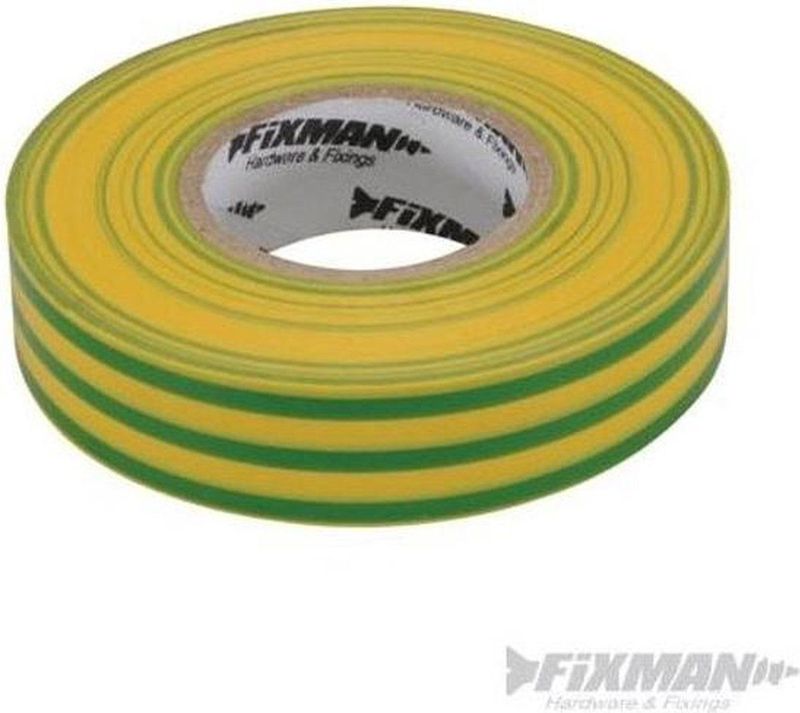 Fixman Isolatietape - 50 mm x 33 meter - Geel - Waterdicht en Vlamvertragend