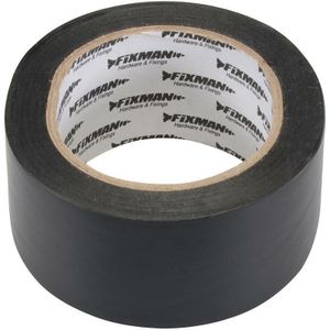 Fixman 192221 Isolatietape - 50mm x 33m - zwart