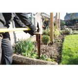 Fixman Gepunte paalhouder - Gegalvaniseerd staal - Poedercoating - 75 x 75 x 750 mm