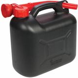 Silverline Plastic Brandstof Jerrycan - 5 liter - Zwart