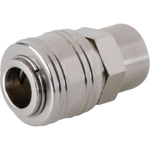 Silverline Euro Luchtslang Snelkoppeling - Vrouwelijke Draad 1/4 Inch BSP