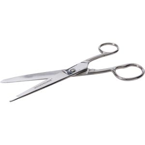 Silverline Naaischaar - Roestvrij Staal - 200 mm - Zilver