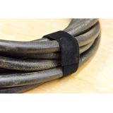 Fixman - Klittenband - Zwart - Dubbelzijdig - 10 mm x 5 meter