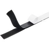 Fixman Zelfklevende Klittenband Rollen - 20 mm x 5 meter - Zwart - Haak en Lus