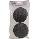 Fixman Zelfklevende Klittenband Rollen - 20 mm x 5 meter - Zwart - Haak en Lus