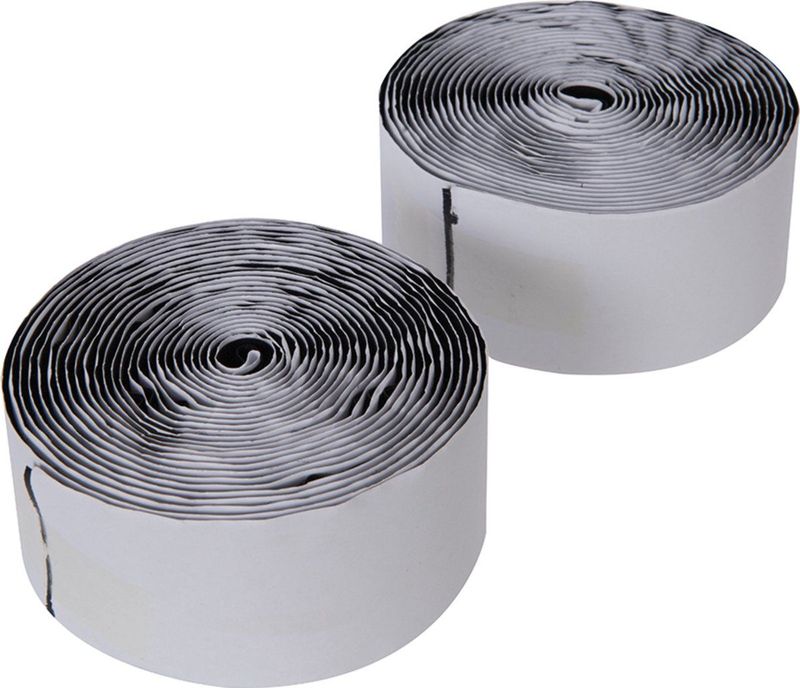 Fixman - Klittenband Rollen - Zelfklevend - Zwart - 50 mm x 5 meter