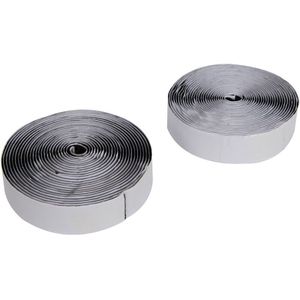 Fixman Zwarte Klittenband Rollen - Zelfklevend - 25 mm x 5 meter