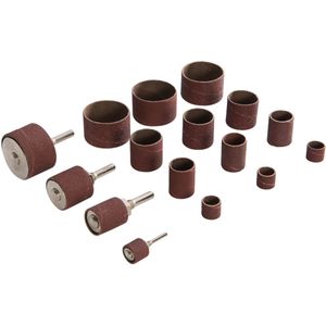 Silverline Schuurkoker set - 20-delig - 13 t/m 38 mm - voor randen en contouren