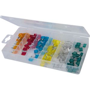 Silverline 120-delige set mini-zekeringen ATN