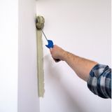 Silverline Hoek verfroller - lang handvat - 100 mm - 12 mm pluis - acryl