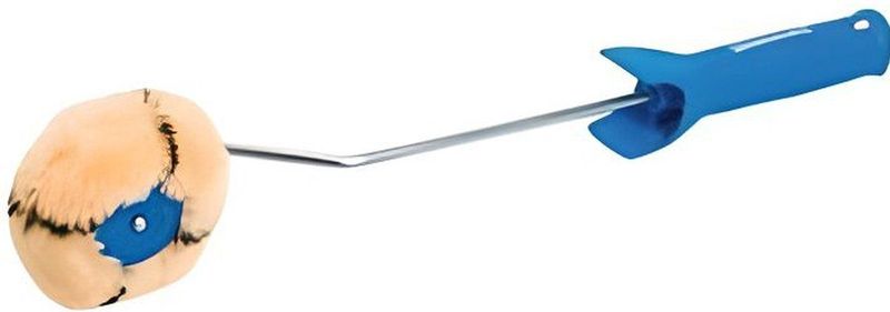 Silverline Hoek verfroller - lang handvat - 100 mm - 12 mm pluis - acryl