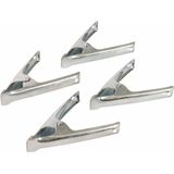 Silverline Zeilklem - Marktklem 100 Mm - 4 Stuks