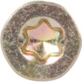 Fixman - Spaanplaatschroeven - Geel Verzinkt - Torx-Aandrijving - Type 17 Punt