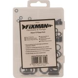 Fixman O-ring Assortiment - 85-delig - Lucht- en Waterdicht - Inclusief Opbergkoffer