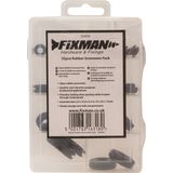 Fixman Rubberen afdichtingsringen - anti-trilling - industrieel - 35-delig - diverse maten