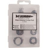 Buitenring borgveer assortiment - 64-delig - 262429