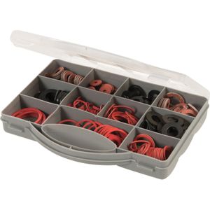 Fixman Vezel en Rubberen Afdichtingsring Assortiment - 280 Delig