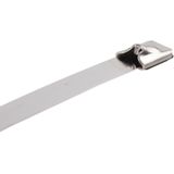 Fixman Roestvrijstalen kabelbinders - 30 cm - 50 stuks - corrosiebestendig - afgeronde randen