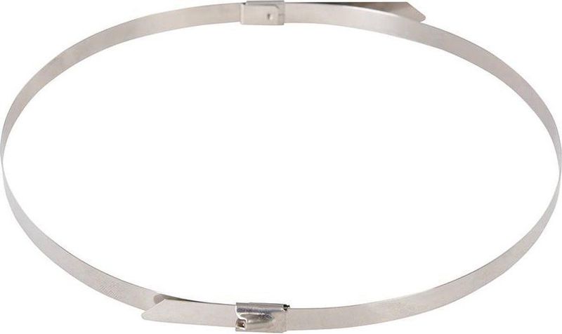 Fixman Roestvrijstalen kabelbinders - 30 cm - 50 stuks - corrosiebestendig - afgeronde randen