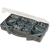 Fixman Verzonken schroefset - zink geplateerd - 780 stuks - diverse maten - opbergkoffer