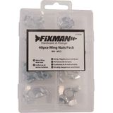 Fixman 613208 40-delige Vleugelmoer Assortiment