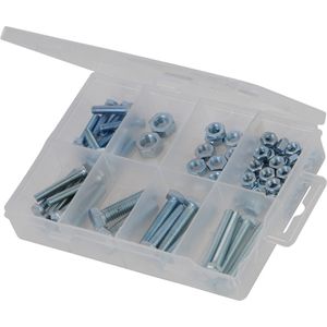 Fixman 662943 75-delige Zeskantmoer en bout assortiment