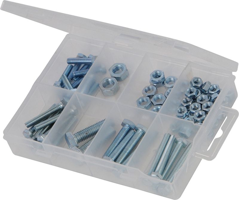 Fixman 662943 75-delige Zeskantmoer en bout assortiment