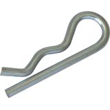 Fixman Assortiment R-clips - 150 stuks - zink-geplateerd staal - diverse maten - met opbergkoffer