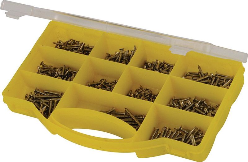 Fixman Zelftappende schroeven - RVS A2 - 570-delig assortiment met opbergkoffer