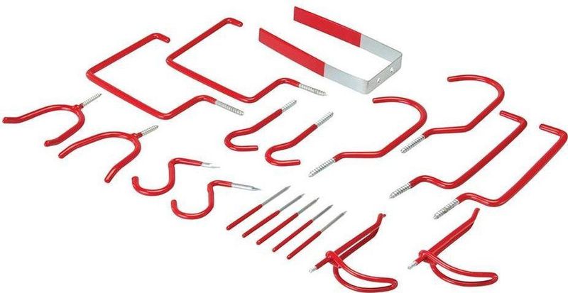 Fixman - Opberghaak Assortiment - 20 Delig - Roestbestendig - Zink-Platering